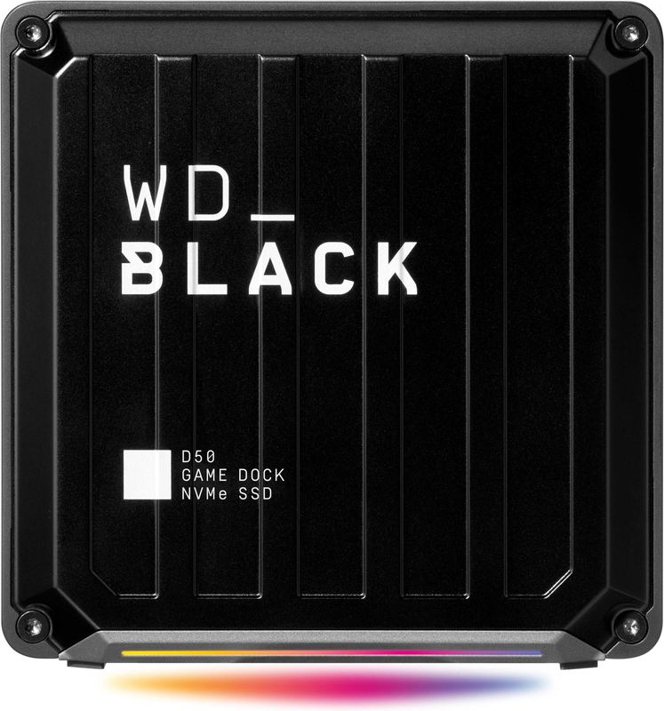 WD_BLACK - D50 Game Dock - Externe SSD - Zwart - 1 TB - Thunderbolt 3