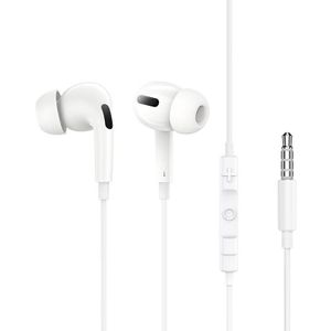 Baseus 3.5mm Encok H18, White (Bedraad), Koptelefoon, Wit