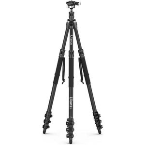 Ulanzi Stativ TT35 aus Kohlefaser, Höhenverstellbar: Ja (Metaal, Plastic), Statief, Zwart