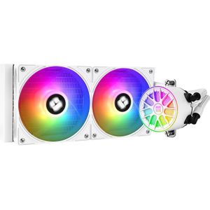 Thermalright Kit Watercooling AIO Aqua Elite V6 RGB - 240mm (Blanc), CPU waterkoelers, Wit