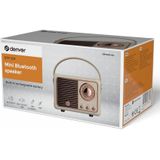Denver - BTP-203 - Bluetooth Luidspreker - Wit - Goud