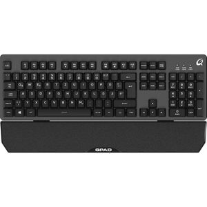 QPAD MK-40 (DE, Bedraad), Toetsenbord, Zwart