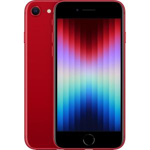 Apple iPhone SE (3rd Gen) (64 GB, (PRODUCT)ROOD, 4.70", SIM + eSIM, 5G), Smartphone, Rood