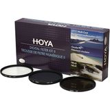 Hoya Digitale Filterset II (UV, CIR-PL & ND8) Filterset (67 mm, UV-filter, ND / grijsfilter, Polarisatiefilter), Lensfilter, Zwart