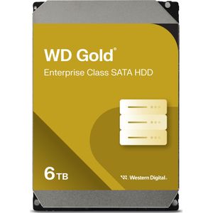 WD Gold (6 TB, 3.5", CMR), Harde schijf