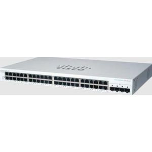 Cisco Zakelijke 220-serie CBS220-48T-4G (52 ports), Netwerkschakelaar, Wit