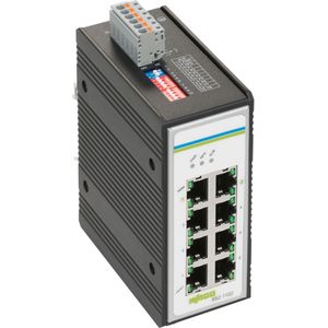 Wago - 852-1102 - Netwerkschakelaar - Zwart - 8-poorts 1000BASE-T