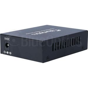 BlueOptics Gigabit Ethernet mediaconverter 1x SFP, 1x 10/100/1000M RJ45, Zendontvangers, Zwart