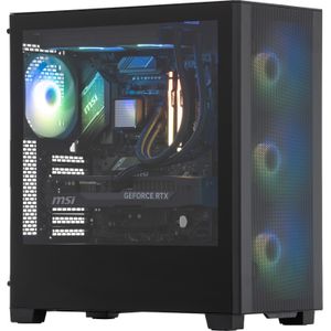 Komputronik 5060 Ti R5 Gaming Computer (1000 GB, 16 GB, AMD Ryzen 5 7500F), PC, Zwart
