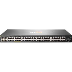 HPE ARUBA 2930F 48G POE+ 4SFP (48 ports), Netwerkschakelaar, Zwart