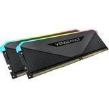 Corsair Vengeance RGB RT (2 x 16GB, 3600 MHz, DDR4 RAM, DIMM 288 pin), RAM, Zwart