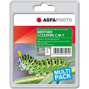 AGFAPHOTO, Inkt, Inkt B/C/M/Y (M, C, Y, BK)
