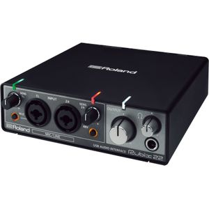 Roland Rubix 22 (Jack 6,3 mm), Audio-interface, Zwart