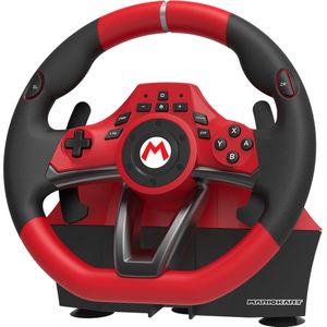 HORI Mario Kart Racing Wheel Pro Deluxe (Switch, PC), Controller, Rood