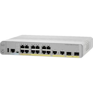 Cisco Katalysator 3560-CX (12 ports), Netwerkschakelaar, Zilver