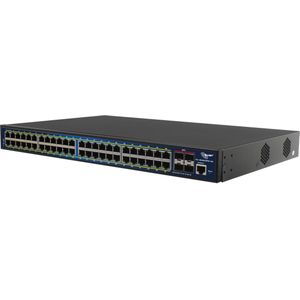 Allnet Switch volledig beheerd Layer2+ 52 poort &bull 48x GbE &bull PoE budget 850W &bull 48x PoE bij &bul (52 ports), Netwerkschakelaar