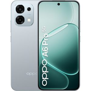 OPPO A6 Pro 5G - Smartphone - Zilver - 256 GB - 6.57 inch - Dubbele SIM
