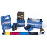 Zebra - ZXP7 LINT YMCK0-1250 - Etiketteringstape - Geel Blauw Roze Zwart