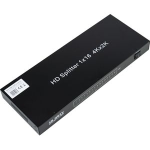 PNI HDMI 1.4 3D splitter met 16 UltraHD 4Kx2K aansluitingen, Schakeldoos