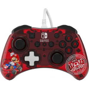 PDP Controller Rock Candy Mario Kart (Nintendo, Switch OLED, Switch Lite), Controller, Rood