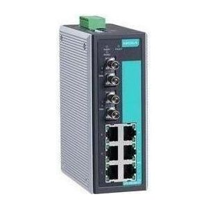 Moxa EDS-308-MM-ST - Unmanaged Ethernet-switch met 6 10100BaseT(X)-poorten, Netwerkschakelaar