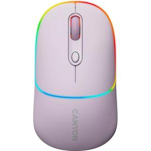 Canyon MW-22 - Draadloze Optische Muis - Roze - 2in1 Bluetooth en Draadloze USB - 800/1200/1600 DPI