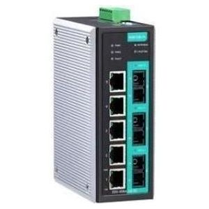 Moxa EDS-408A-3S-SC - Beheerde Ethernet-switch op instapniveau met 5 10100BaseT(X)-poorten, 3, Netwerkschakelaar