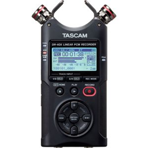 Tascam DR-40X (Multitrack recorder), Audiorecorders, Zwart