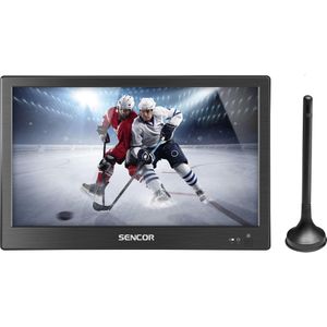 Sencor SPV 7012T LCD 10 inch TV (10", LCD, WSVGA), TV, Zwart