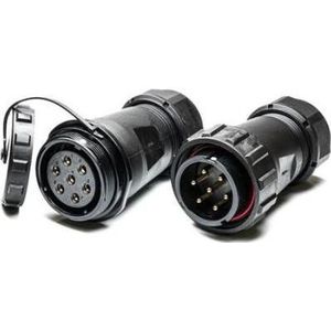 RS PRO Cirkelvormige aansluitstekker, 7-polig stopcontact, Kabels + Stekkers