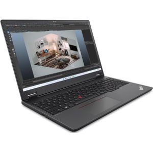 Lenovo TS/NB WS P16V AMD G1 R9 PRO 32G 1T 11P (16", 1000 GB, 32 GB, FR, AMD Ryzen 9 Pro 7940HS), Notebook, Zwart
