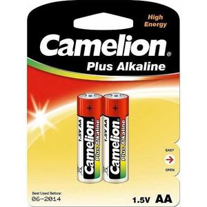 Camelion Plus Alkaline LR6 AA 2 stuks (2 Pcs., AA, 2700 mAh), Batterijen