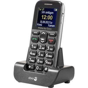 Doro Primo 215 2G (1.70"", 2G), Sleutel mobiele telefoon, Grijs