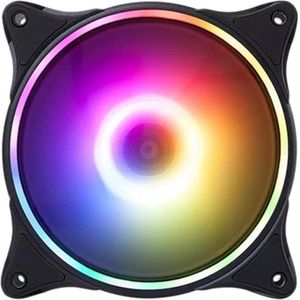 Hiditec VENTILADOR GAMING ARGB N18-ARGB ZWART 120MM, PC ventilator