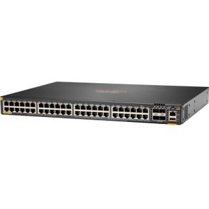 Aruba 6200F 48G Klasse4 PoE 4SFP+ schakelaar 370W (52 ports), Netwerkschakelaar, Zwart