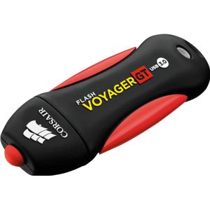 Corsair Flash Voyager GT (256 GB, USB A, USB 3.1), USB-stick, Rood, Zwart