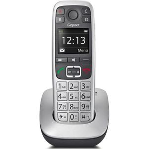 Gigaset E560, Telefoon, Zwart, Zilver