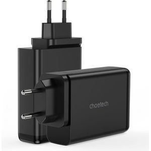 Choetech - PD6005 - USB-lader - Zwart - 140W met 4 poorten