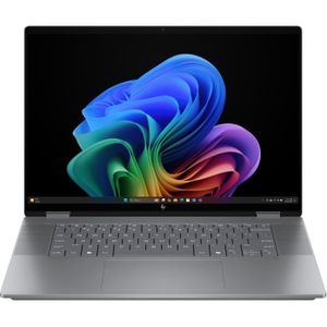HP - OmniBook X Flip 16-ar0052ng - Notebook - Zilver - 16 inch - AMD Ryzen AI 5 340 - 16 GB - 512 GB