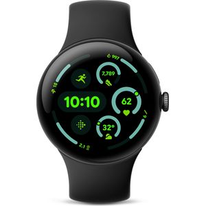 Google Pixel horloge 3 (41 mm, Aluminium, Alleen WLAN, Eén maat voor iedereen), Sporthorloges + Smartwatches