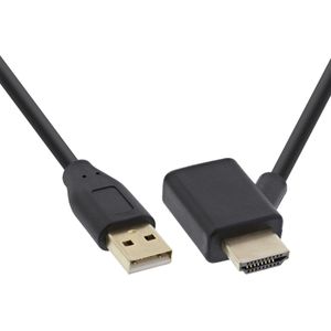 InLine HDMI adapter (0.50 m), Stroomkabel