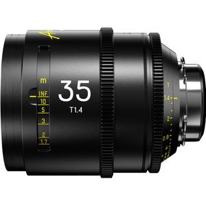Dzofilm Arles 35mm T1.4 FF/VV Prime Cine objectief voor PL (imperiaal) (PL, Volledig formaat), Objectief, Zwart
