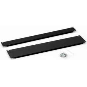 Triton Blindplaat: 2HE, zwart, Accessoires voor serverkasten, Zwart