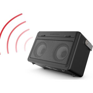PerfectPro Audisse (DAB+, Internet radio, VHF, Bluetooth), Radio, Zwart