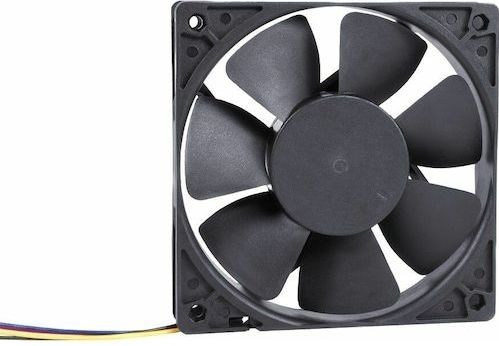 Alphacool ES 120mm 1.000-4.000rpm ventilator ( 120x120x25mm ) - Twee kogellagers - PWM (120 mm, 1 x), PC ventilator, Zwart