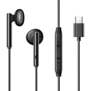 SIGN USB-C Series Half In-Ear Wired Headphones - Black (Bedraad), Koptelefoon, Zwart