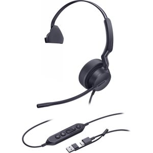 Yealink - UH 42 Serie - Kantoorheadset - Zwart - Bedraad - USB-A