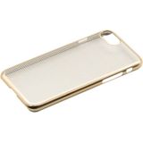 Tellur Cover Hard Case voor iPhone 7 Horizontale strepen goud (iPhone 7), Smartphonehoes, Goud