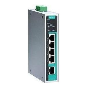 Moxa EDS-G205A-4POE-T - Unmanaged Gigabit PoE-switch met 4 PoE 101001000BaseT(X)-poorten, Netwerkschakelaar