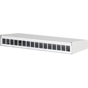 Metz Connect 130861-1602KE Keystone AP-Geh 16-poorts, Accessoires voor serverkasten, Wit